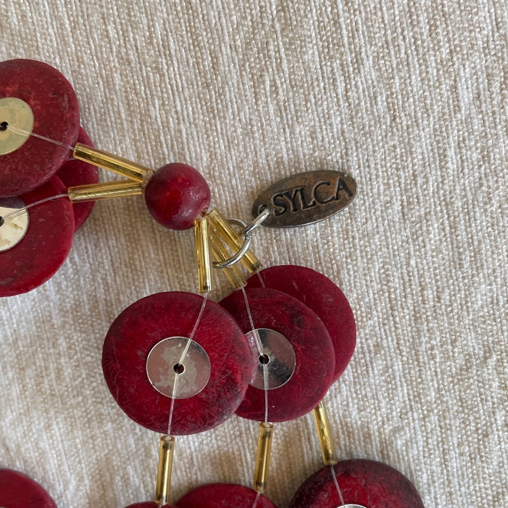 Sylca Unique Multi-Strand Statement Necklace - image 4